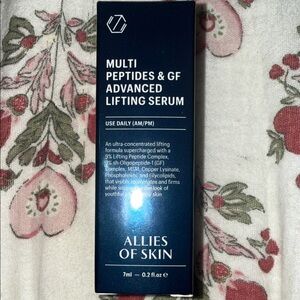 Allies of Skin Navy Multi Peptides & GF Advanced Lifting Serum